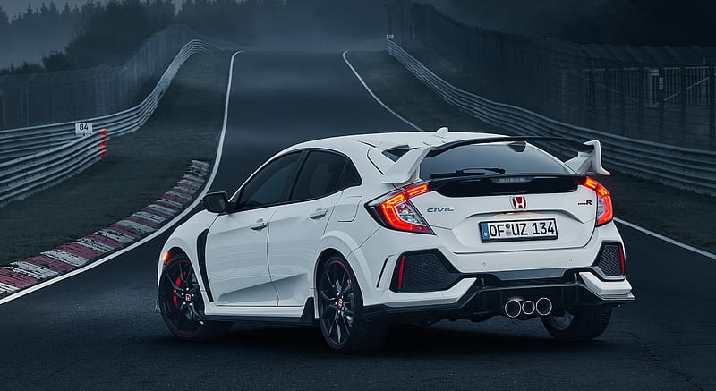 17 Honda Civic Type R At Nurburgring Rear Three Quarter Car Hd Wallpaper Peakpx