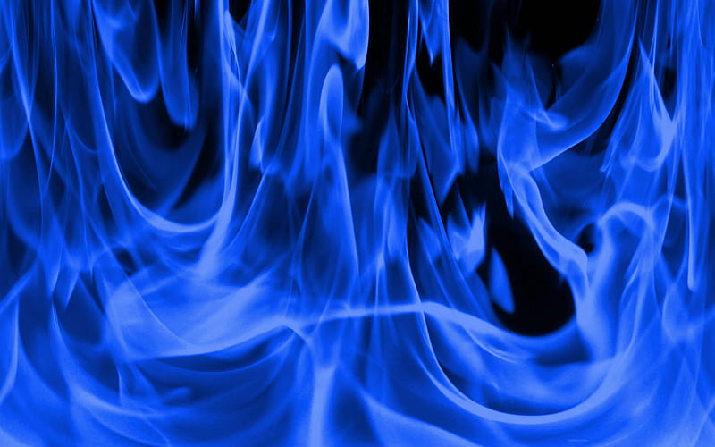 blue fire, macro, fire flames, background with fire, blue burning background, fire, fire textures, blue fire background, HD wallpaper