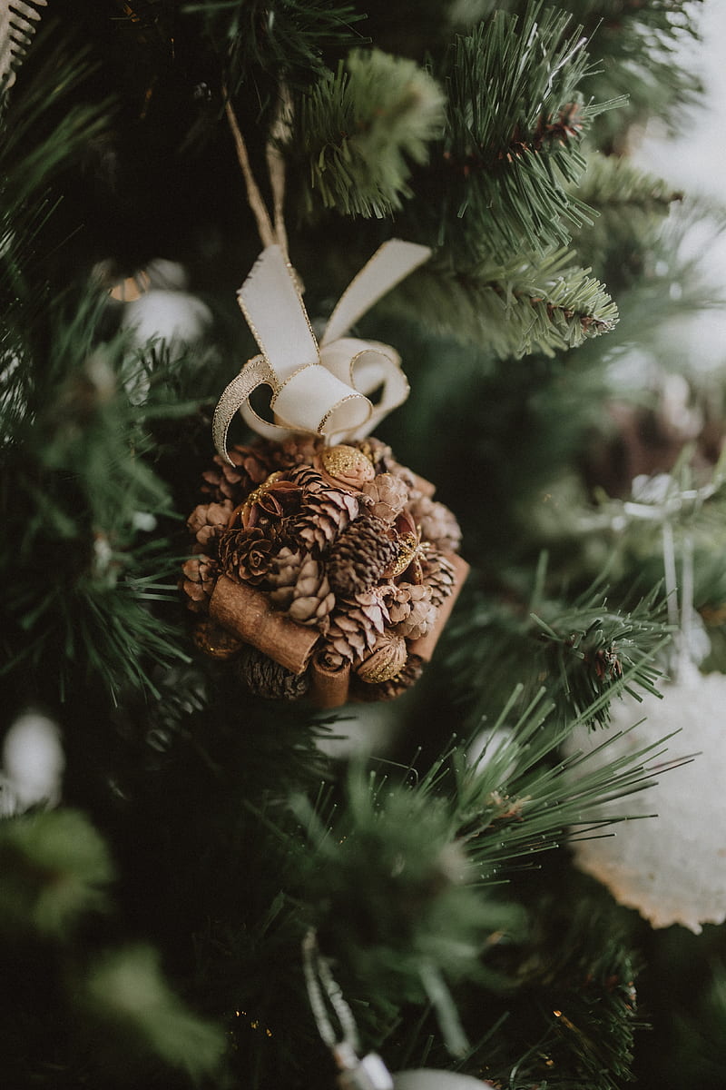 Christmas, Christmas Tree, decorations, HD phone wallpaper