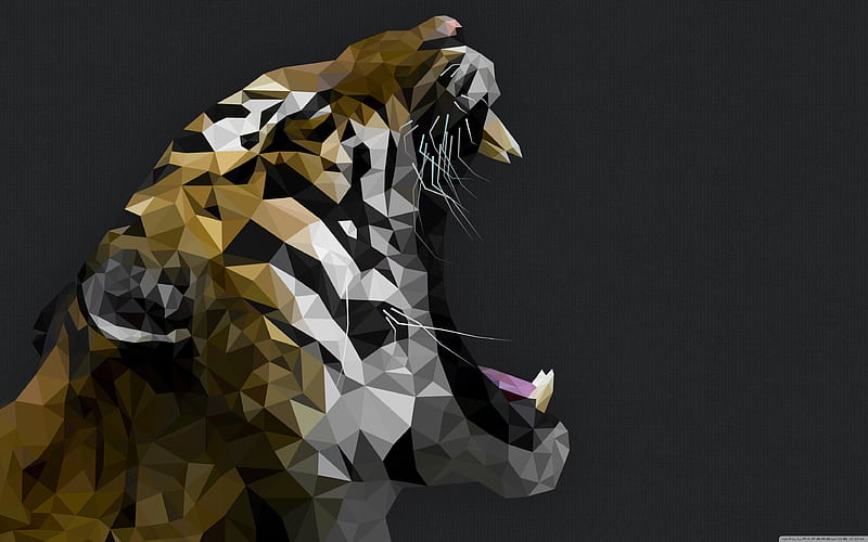 Tiger Digital Art, tiger, animals, digital-art, artist, HD wallpaper |  Peakpx