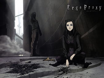 Download wallpaper white background, ergo proxy, cyborgs, Ergo Proxy,  characters, Iggy, Re-l Mayer, Vincent Law, section shonen in resolution  480x800