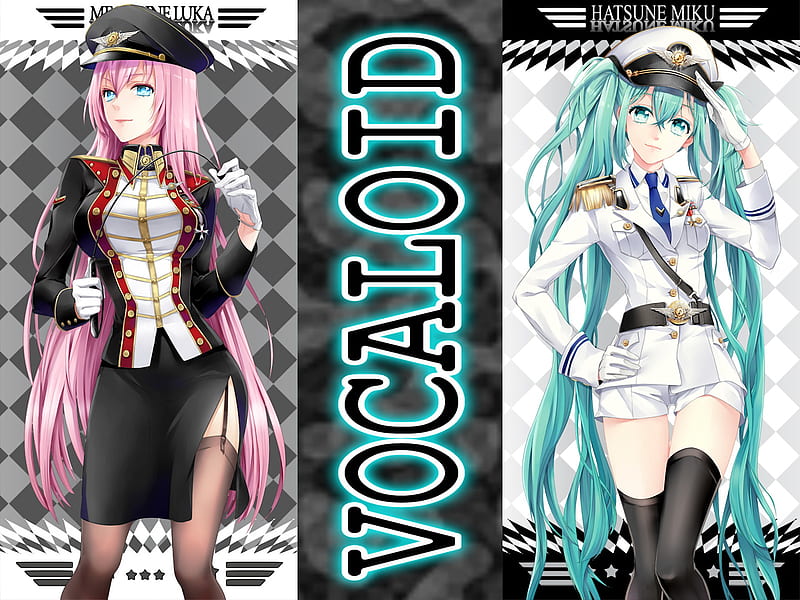 vocaloid army, vocaloid, pretty, colorful, len, luka, kamui, miku, bonito, wide, cute, kaito, cool, rin, characters, all stars, miki, HD wallpaper