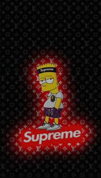 Free download Supreme Bart Simpson Wallpapers Top Free Supreme Bart Simpson  [1080x1080] for your Desktop, Mobile & Tablet, Explore 13+ The Simpsons  Supreme Wallpapers