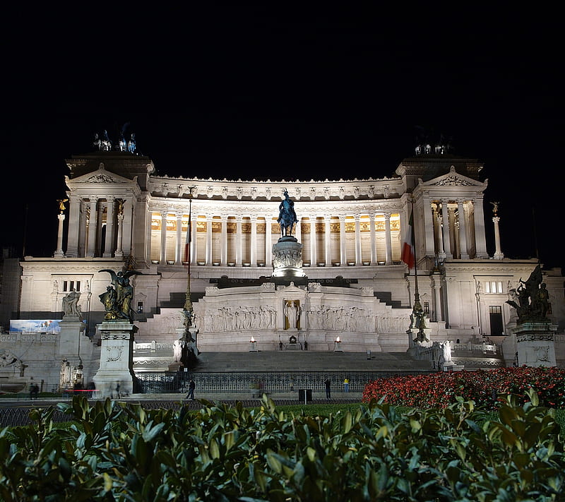 Italy, building, italian, monument, rome, HD wallpaper