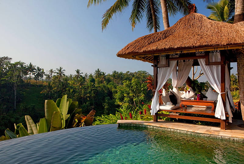 Viceroy Bali, resort, zen, far, retreat, villa, indonesia, hot, swimming, luxury, hotel, exotic, peace, escape, east, pool, tub, water, serenity, paradise, oriental, jacuzzi, Bali, tropical, HD wallpaper