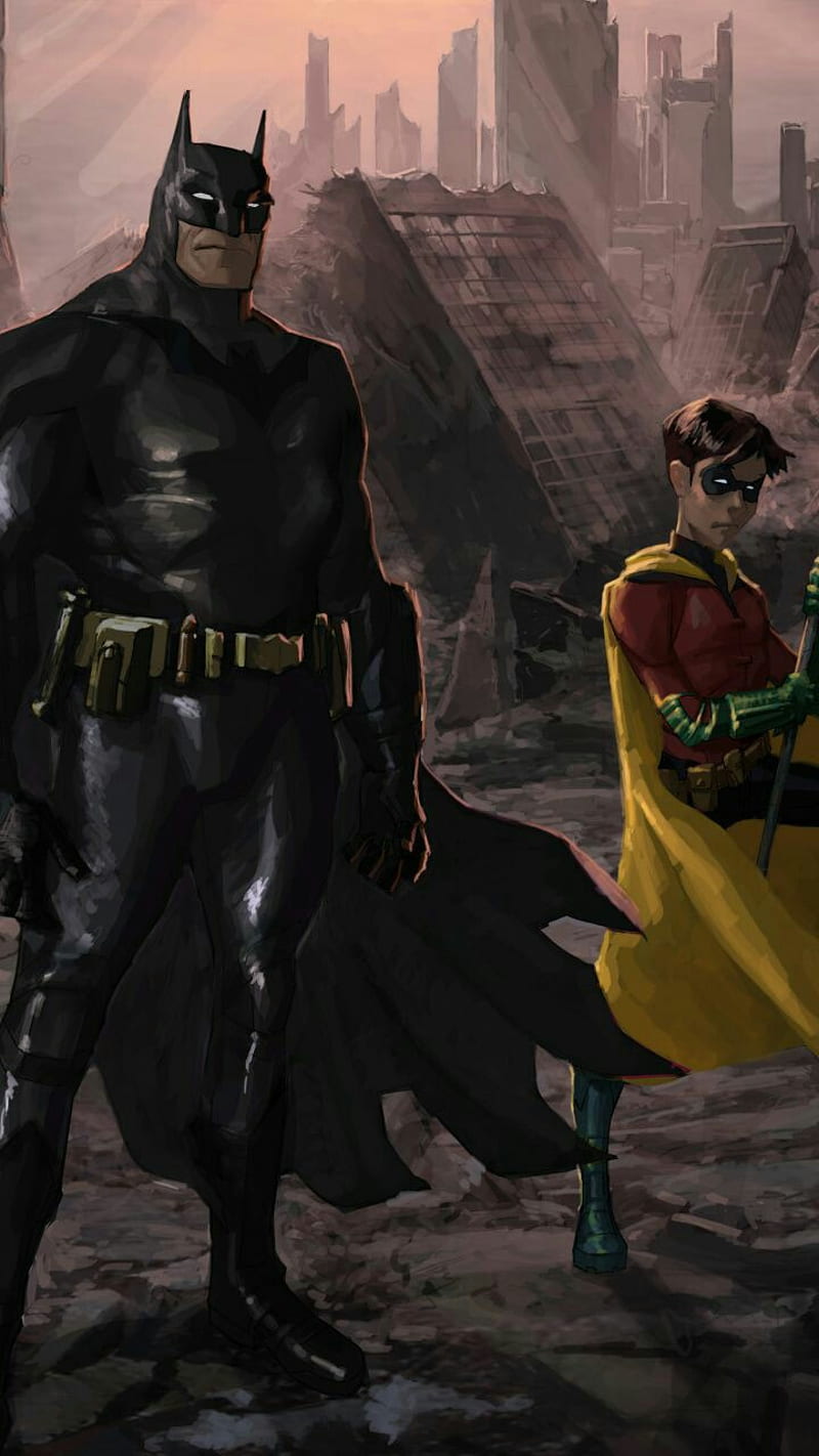 Batman robin, batman, combatientes del crimen, dúo, héroes, robin, Fondo de  pantalla de teléfono HD | Peakpx