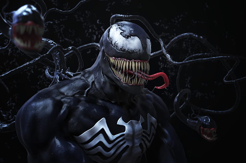 Venom Digital Artwork , venom, digital-art, artwork, art, venom-movie, supervillain, artstation, HD wallpaper