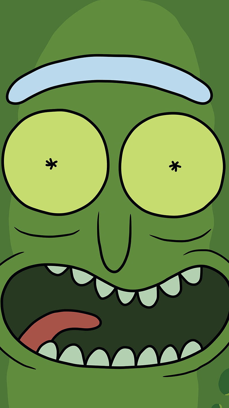 Pickle Rick, cartoon, show, HD phone wallpaper