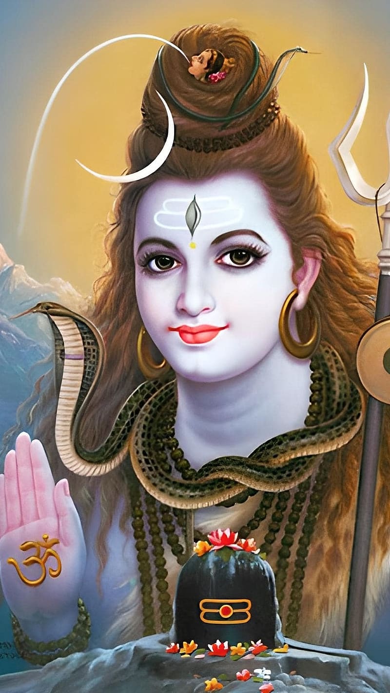 Shivudu , Shivling, lord, mahadev, god, HD phone wallpaper
