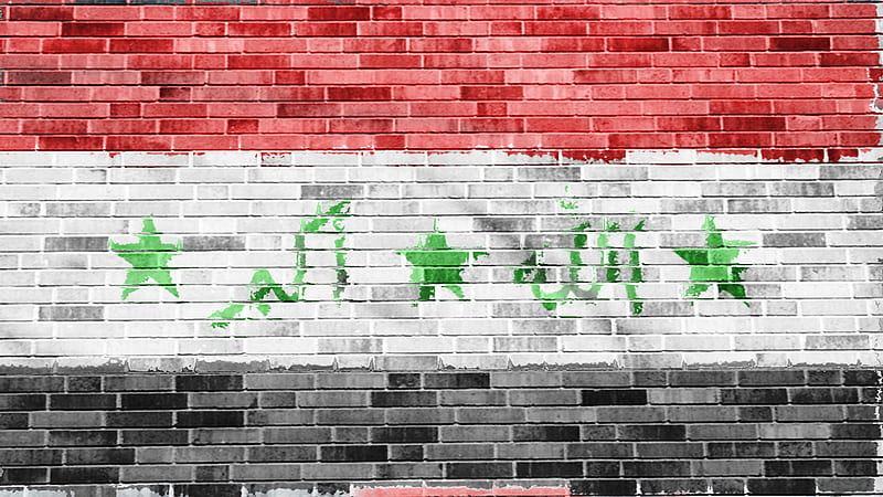 iraqi flag, iraqi, iraq, wall, flag, HD wallpaper