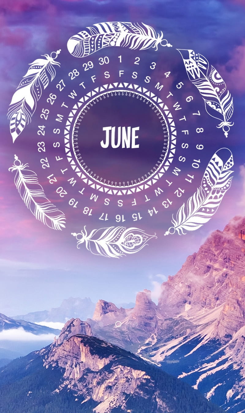 FREE June Desktop Background  Wallpaper  Pen  Paint