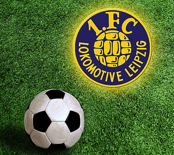 Fussball AMBALLCOM Lok #130 1 Logo 3,3cm FC Lokomotive Leipzig Magnet 