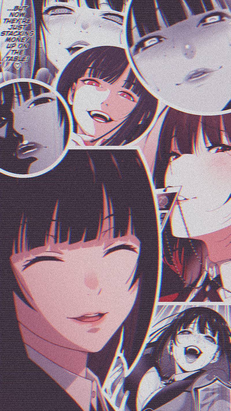 anime, anime girls, Jabami Yumeko, Kakegurui, portrait display, HD phone wallpaper