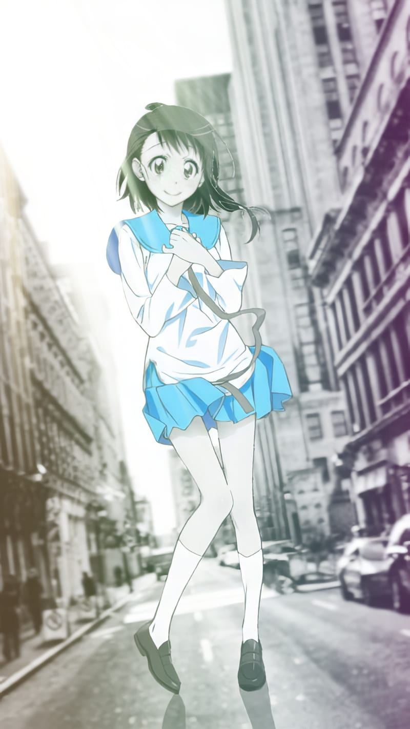 anime, anime girls, waifu2x, Onodera Kosaki, Nisekoi, school uniform, HD phone wallpaper