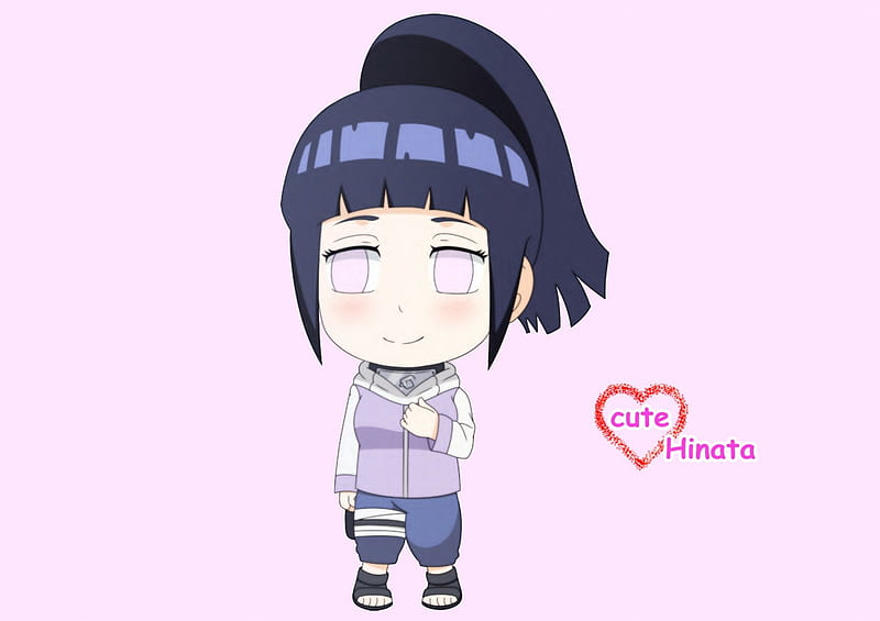 desenho da hinata kawaii