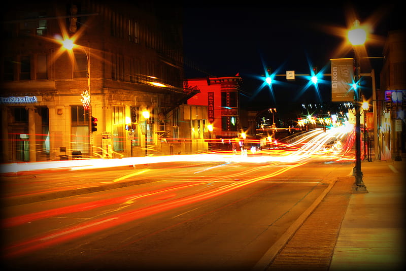 Dixon il downtown, cool, dixon, downtown, lights, HD wallpaper | Peakpx