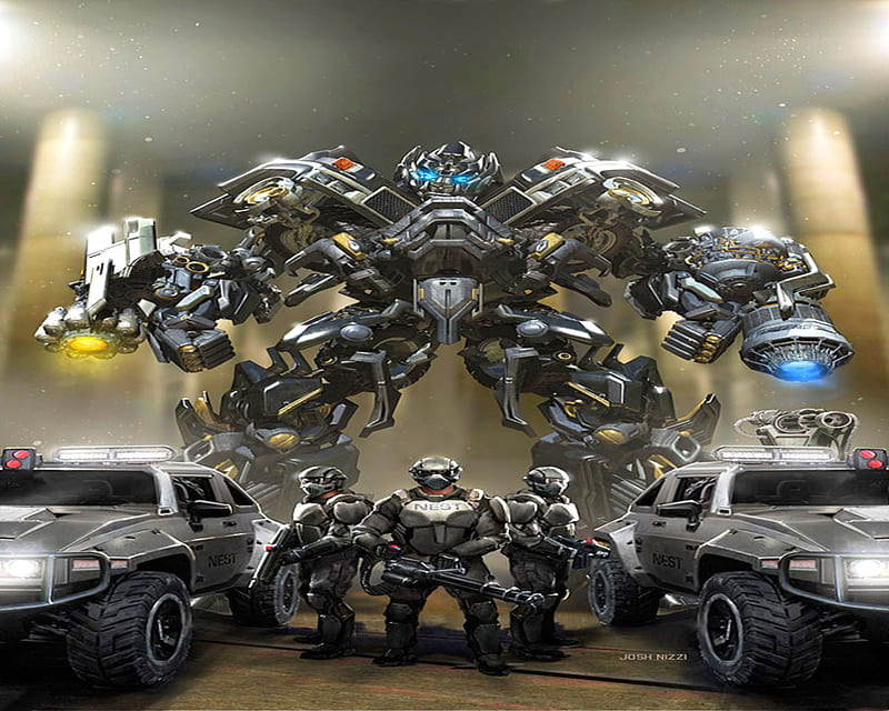 Ironhide Team soldier, ironhide, soldier, autobot, transformer, transformer revenge of fallen, team, HD wallpaper