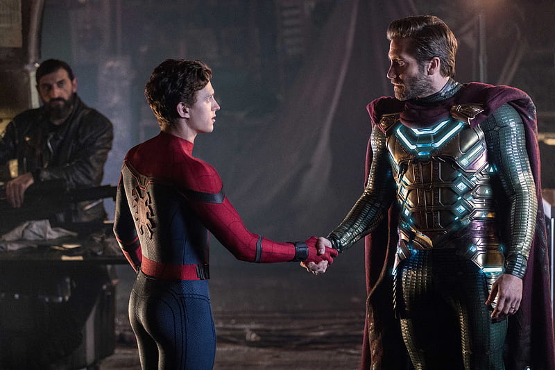 Mysterio and Spider Man Far From Home, HD wallpaper