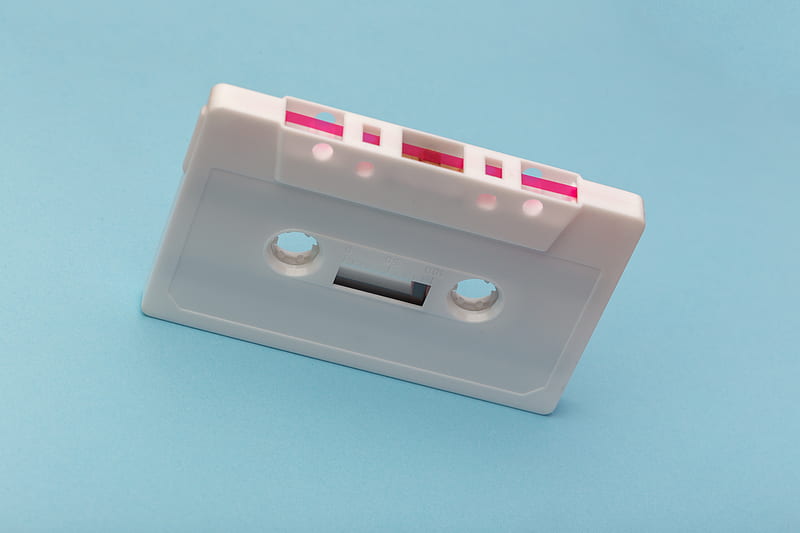 White Cassette Tape, HD wallpaper