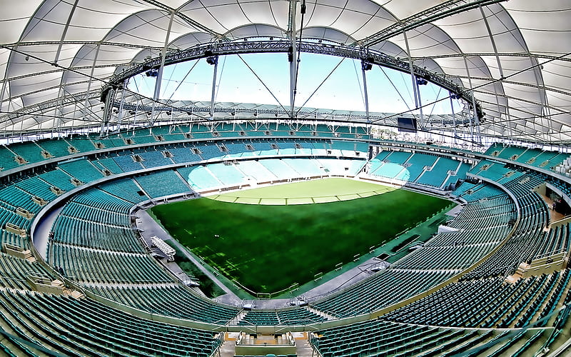 Arena Fonte Nova, view inside, Bahia stadium, Brazilian football stadium, Brazil, Salvador, Esporte Clube Bahia, HD wallpaper