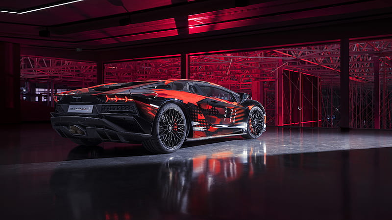 2021 Lamborghini Aventador S by Yohji Yamamoto 3, HD wallpaper
