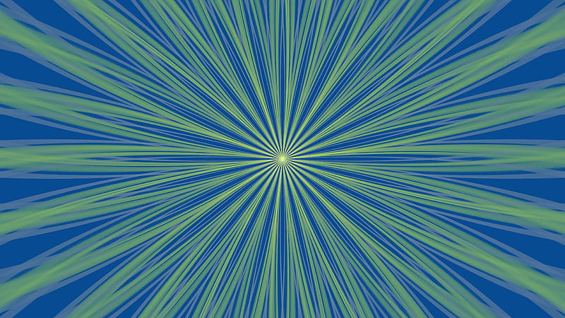 Blue and Green Radial, spokes, radial, green, blue, HD wallpaper