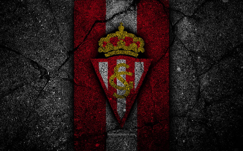 Sporting Gijon Club Logo Symbol La Liga Spain Football Abstract