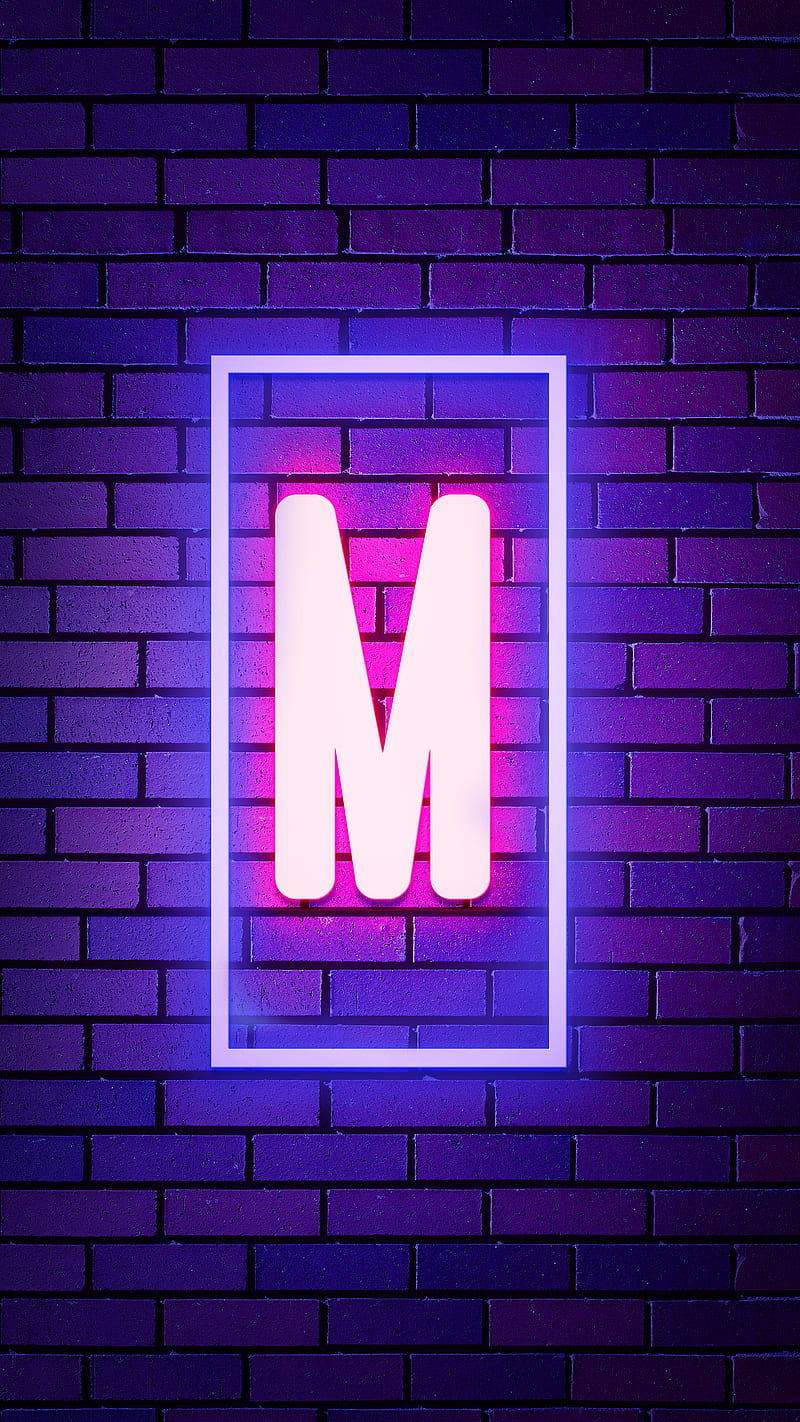 m alphabet wallpaper