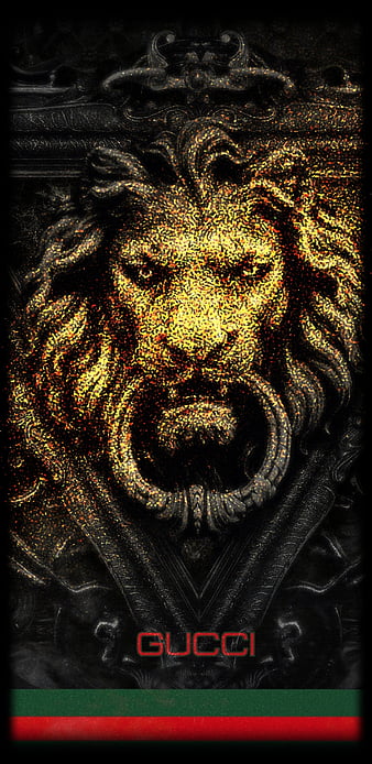 gold lion wallpaper