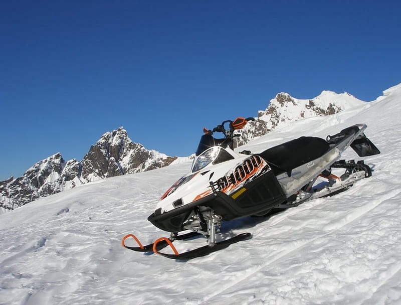 Ski Doo M1000, thrill, Snowmobile, sled, ride, HD wallpaper