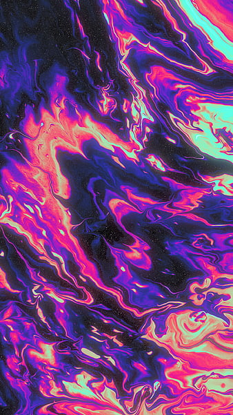 Supersonic, Color, Colorful, Geoglyser, abstract, acrylic, bonito, blue, fluid, holographic, iridescent, pink, psicodelia, purple, rainbow, texture, trippy, vaporwave, waves, yellow, HD phone wallpaper