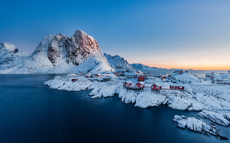 Norway Arctic Circle Fishing Village 2019, HD wallpaper