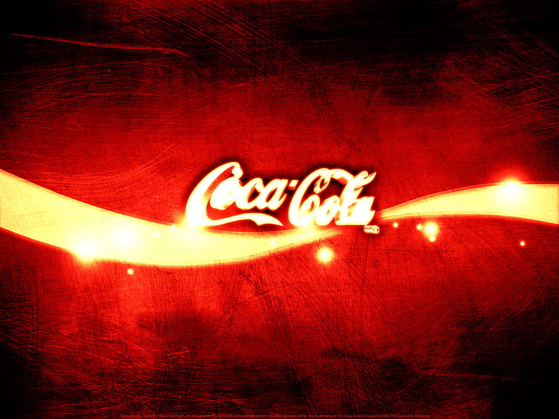 Coca-Cola, red, cola, brand, black, nice, cool, stripe, awesome, drink, coka, HD wallpaper