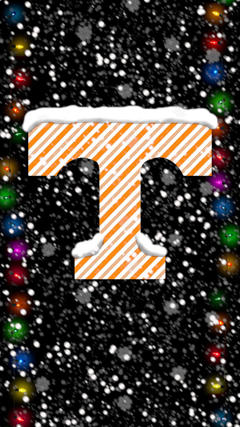 Snow Christmas T, football, sec, tennessee, vfl, vols, HD phone wallpaper