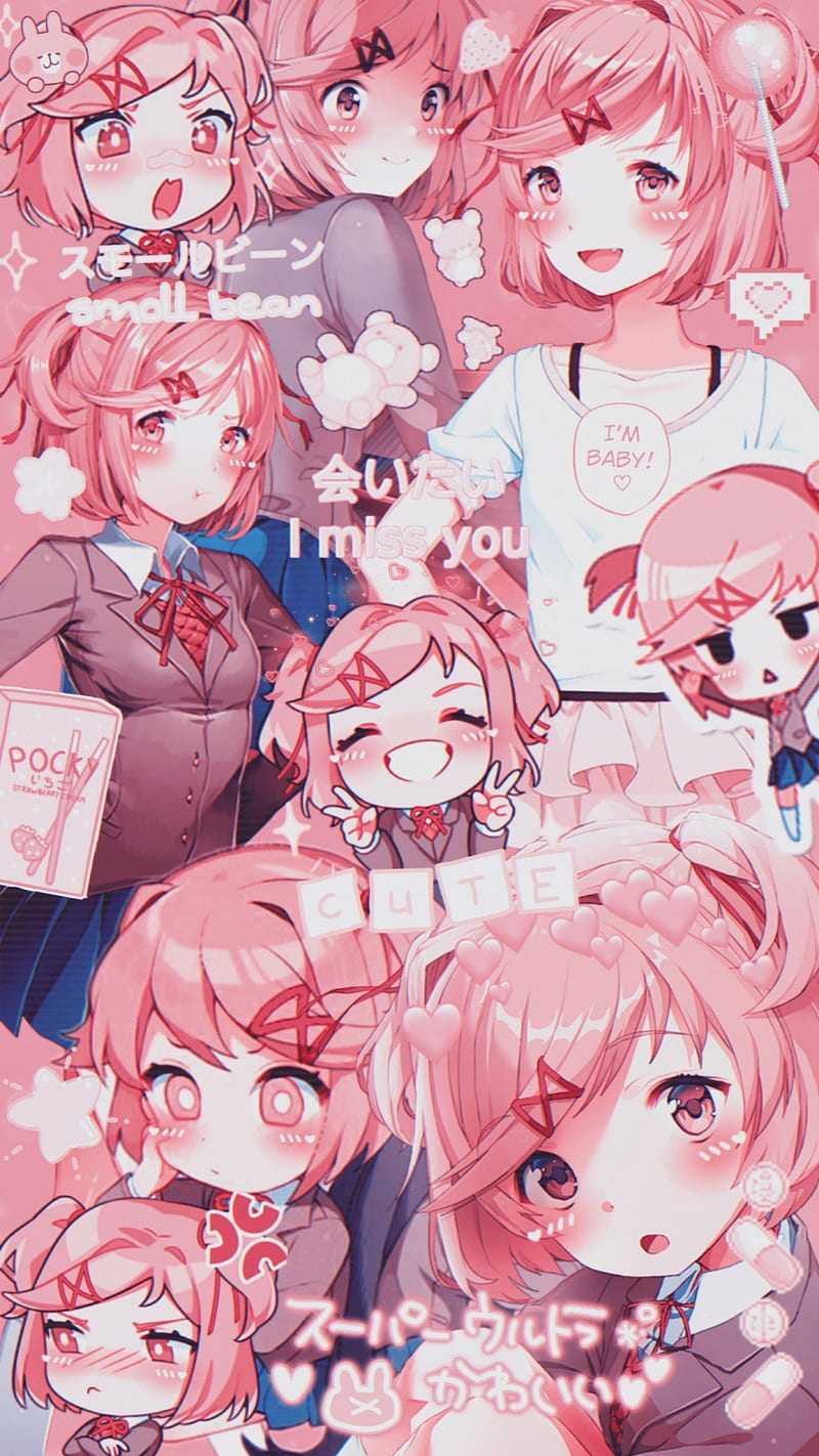 doki doki literature club wallpaper on phone