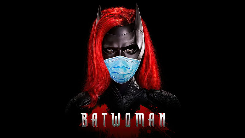 Batwoman Safety Mask , batwoman-tv-series, batwoman, tv-shows, ruby-rose, HD wallpaper