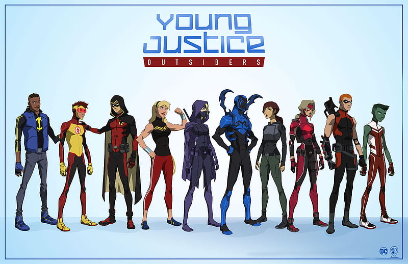 Young Justice Outsiders 2017, young-justice-outsiders, tv-shows, animated-shows, HD wallpaper