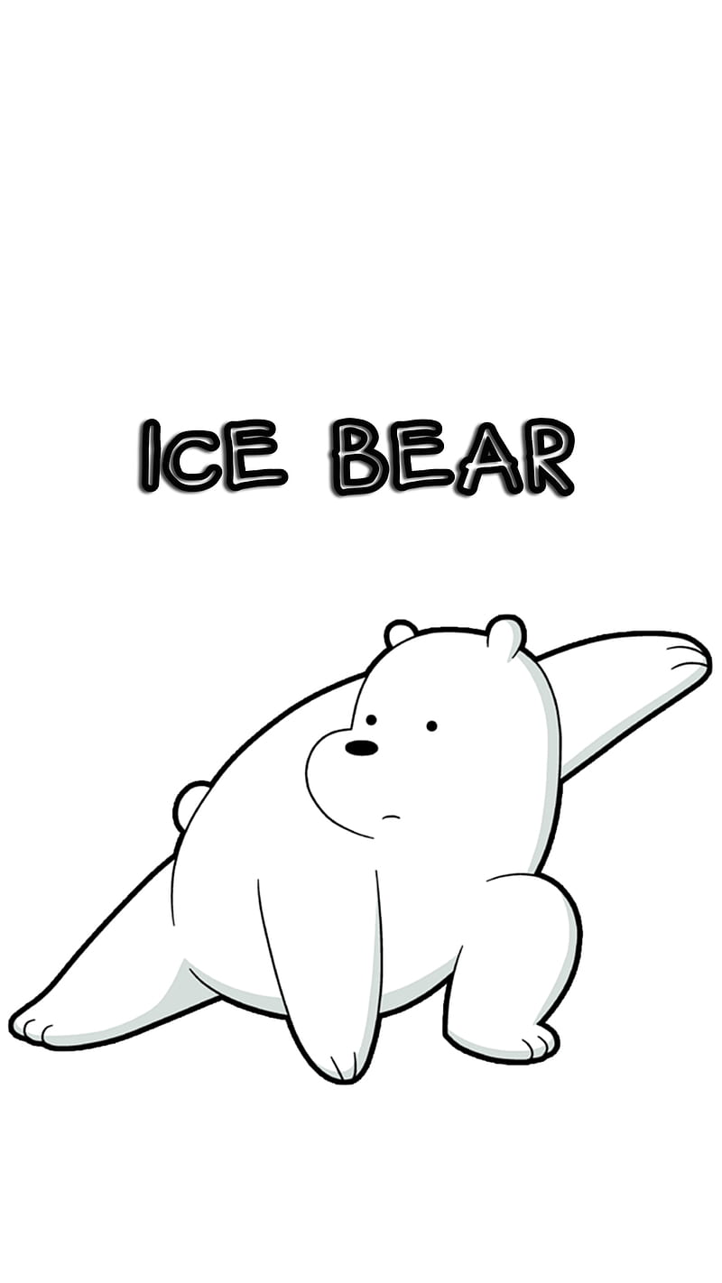 Barebears hielo, oso, dibujos animados, blanco, Fondo de pantalla de  teléfono HD | Peakpx