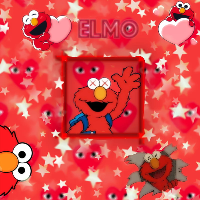 Elmos World, elmo, red, HD phone wallpaper