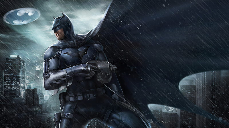 Batman New Artwork, batman, superheroes, digital-art, artwork, HD wallpaper