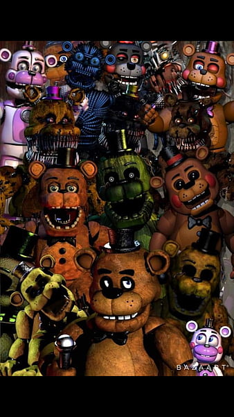 FNaF 4 Nightmare Fredbear Wallpaper : r/fivenightsatfreddys