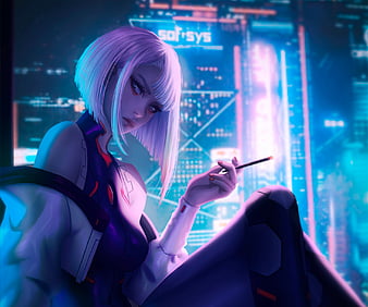 Anime Wallpapers on X: Rebecca [Cyberpunk:Edgerunners] (1875x3333) Post:   #wallpaper #anime #animewallpaper   / X