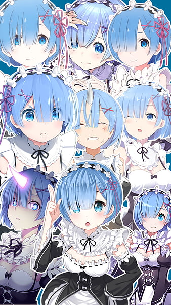 Rem Re:Zero Anime Girl 4K Wallpaper #4.2779