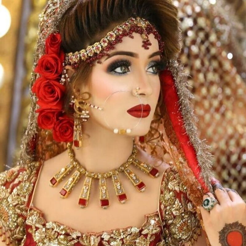 Trendy Indian Bridal Makeup and Looks - 20 Bridal Makeup and, HD phone wallpaper