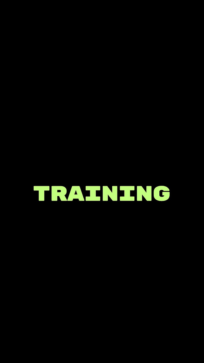 training, word, inscription, text, HD phone wallpaper