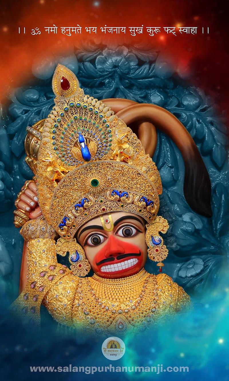 Hanuman Ji, bajarangbali, kashtabhanjan dev, sarangpur, HD phone wallpaper  | Peakpx