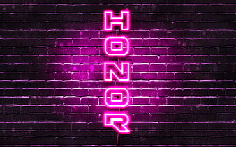 HD honor neon logo wallpapers | Peakpx