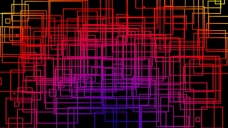 lines, interlacing, multicolored, gradient, intersection, HD wallpaper