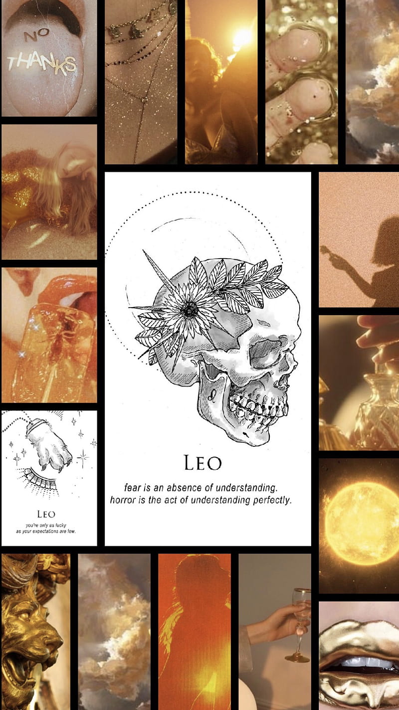 Aesthetic Zodiac Signs Leo. Aesthetic Zodiac Signs . Zodiac leo art, Star sign art, Astrology leo, Cancer Aesthetic Zodiac, HD phone wallpaper
