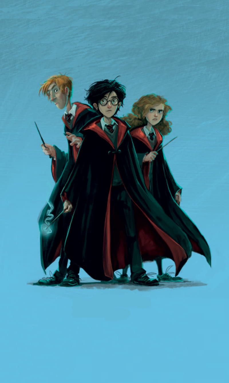 Harry potter, anime, bruh, draw, hermione granger, magic, ron weasley,  ronald wealey, HD phone wallpaper | Peakpx